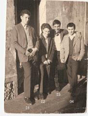 ORAN 1960 RUE BRUAT AVEC LES COPAINS